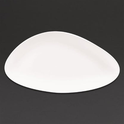 Churchill Lotus Triangular Plates White 350mm (6 Pack) da626