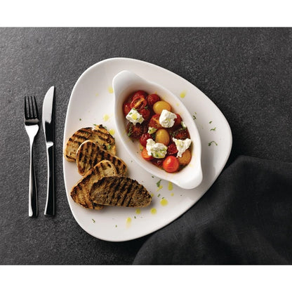 Churchill Lotus Triangular Plates White 350mm (6 Pack) da626