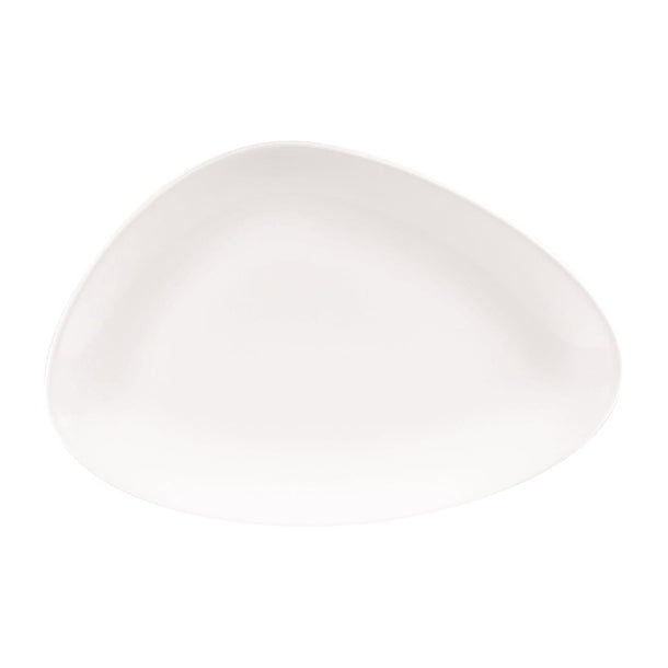 Churchill Lotus Triangular Plates White 300mm (6 Pack) da627