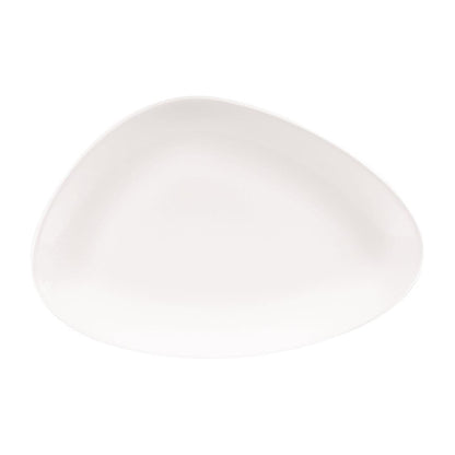 Churchill Lotus Triangular Plates White 300mm (6 Pack) da627