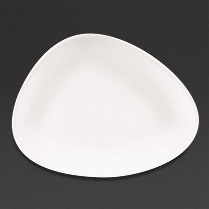 Churchill Lotus Triangular Plates White 260mm (12 Pack) da628