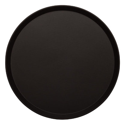 Cambro Treadlite Fibreglass Round Non-Slip Tray Black p_db003