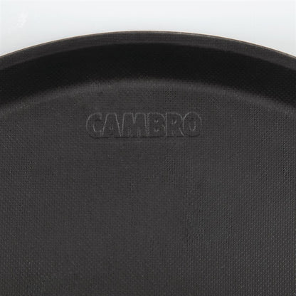 Cambro Treadlite Fibreglass Round Non-Slip Tray Black p_db003