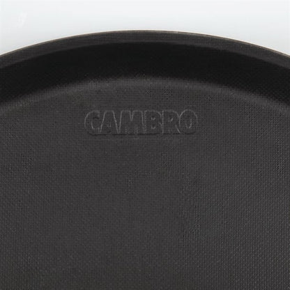 Cambro Treadlite Fibreglass Round Non-Slip Tray Black p_db003