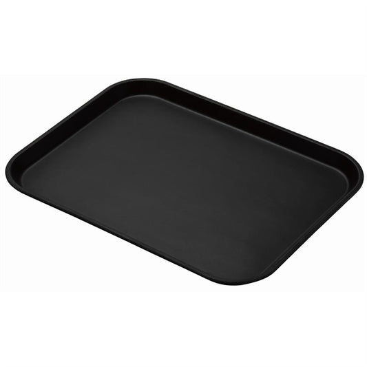Cambro Treadlite Fibreglass Rectangular Non-Slip Tray Black 457mm db005