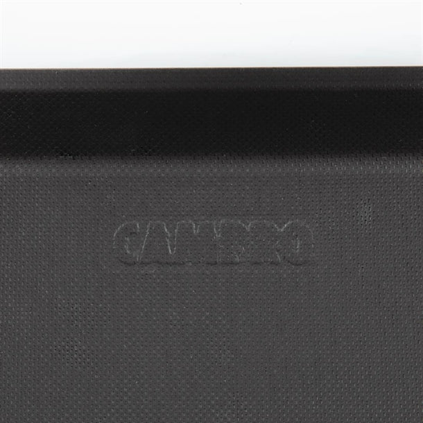 Cambro Treadlite Fibreglass Rectangular Non-Slip Tray Black 457mm db005