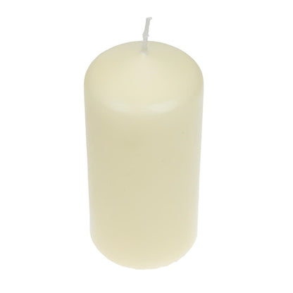 Bolsius Tall Pillar Candles Ivory 120mm (12 Pack) db087