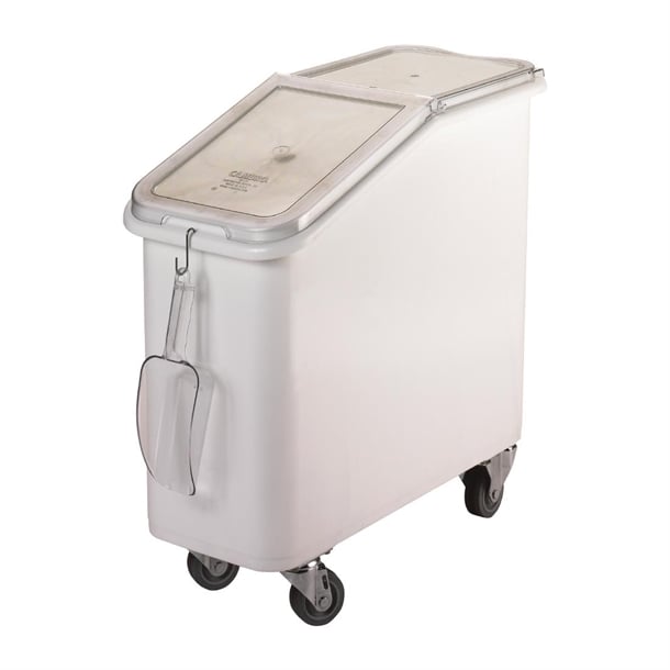 Cambro Mobile Ingredient Bin White 81Ltr db125