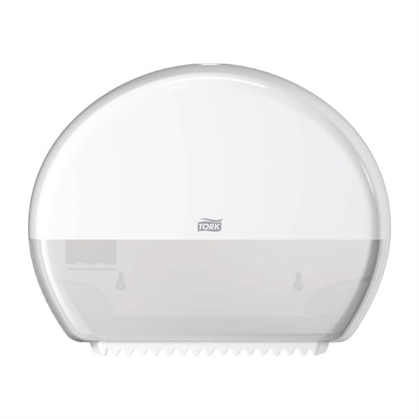 Tork Mini Jumbo Toilet Roll Dispenser White T2 db463