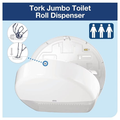 Tork Jumbo Toilet Roll Dispenser White T1 db464