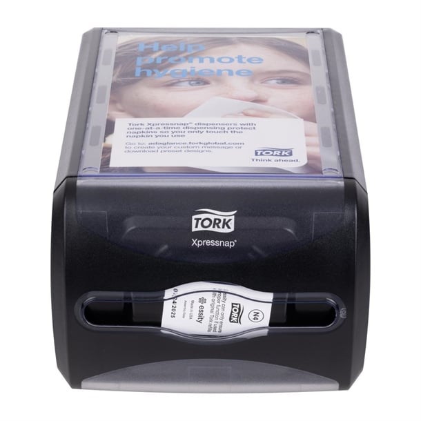 Tork Xpressnap Countertop Napkin Dispenser Black N4 db465