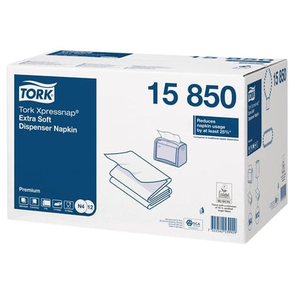 Tork Xpressnap Extra Soft Dispenser Napkins White N4 (8 Pack) db466
