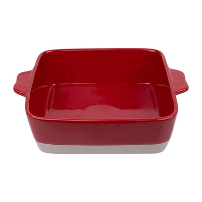 Olympia Red And Taupe Ceramic Roasting Dish 4.2Ltr db527