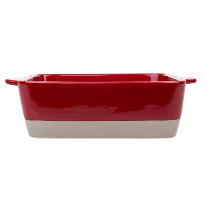 Olympia Red And Taupe Ceramic Roasting Dish 4.2Ltr db527