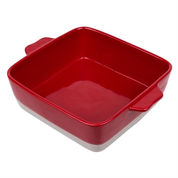 Olympia Red And Taupe Ceramic Roasting Dish 4.2Ltr db527