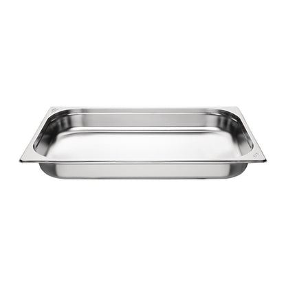 Nisbets Essentials Stainless Steel 1/1 Gastronorm 65mm ( 3 Pack) db881