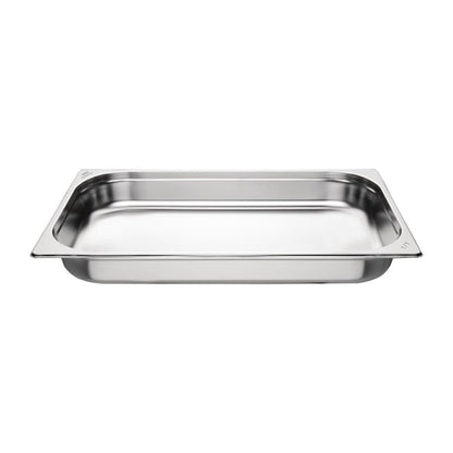 Nisbets Essentials Stainless Steel 1/1 Gastronorm 65mm ( 3 Pack) db881