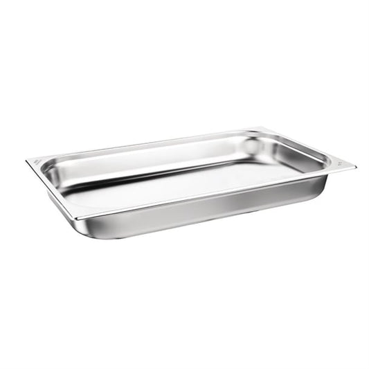 Nisbets Essentials Stainless Steel 1/1 Gastronorm 65mm ( 3 Pack) db881