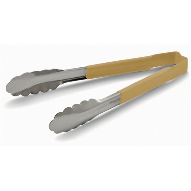 Vollrath Tan Utility Grip Kool Touch Tong 9" dc251