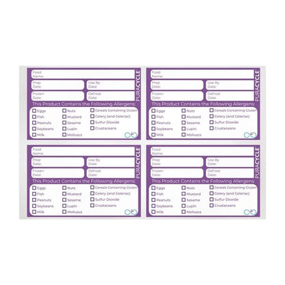 Puracycle Reusable Purple Allergen Labels (20 Pack) dc458