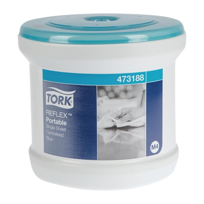 Tork Reflex Centrefeed Paper Towel & Dispenser White/Turquoise M4 dc488
