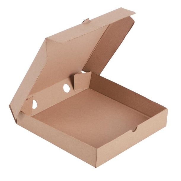 Fiesta Compostable Plain Pizza Boxes 9" (100 Pack) dc723