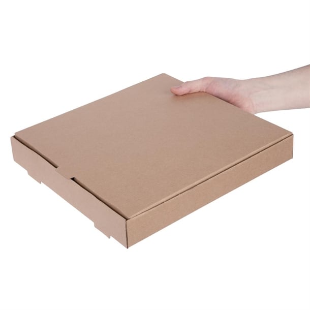Fiesta Compostable Plain Pizza Boxes 12" (100 Pack) dc724