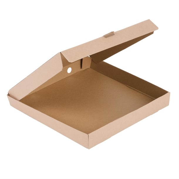 Fiesta Compostable Plain Pizza Boxes 14" (50 Pack) dc725