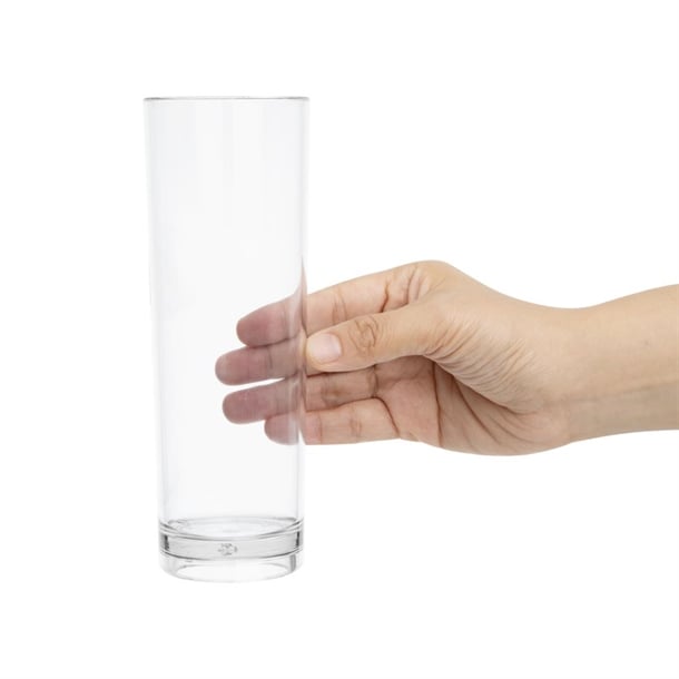 Olympia Kristallon Polycarbonate Hi Ball Glasses Clear 360ml (6 Pack) dc924