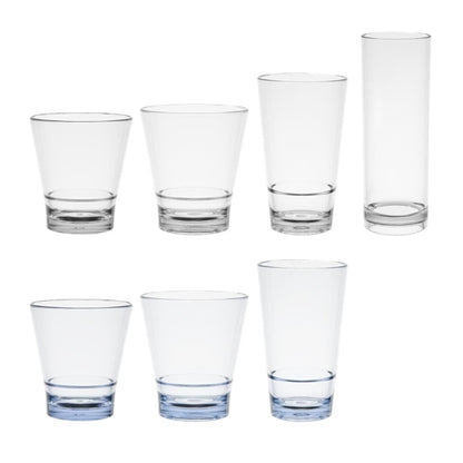 Olympia Kristallon Polycarbonate Hi Ball Glasses Clear 360ml (6 Pack) dc924