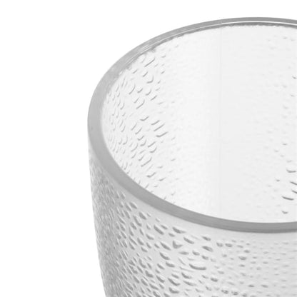 Olympia Kristallon Polycarbonate Tumbler Pebbled Clear 275ml (6 Pack) dc928