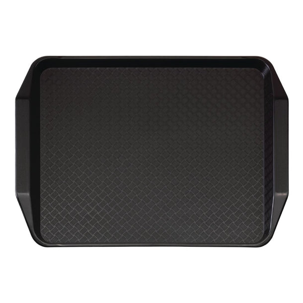 Cambro Polypropylene Handled Fast Food Tray Black 430mm de314