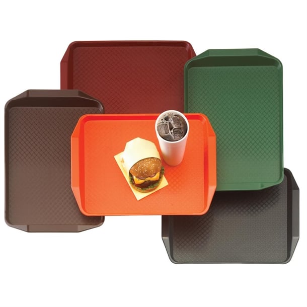Cambro Polypropylene Handled Fast Food Tray Red 430mm de315