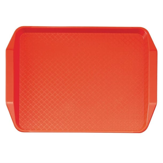 Cambro Polypropylene Handled Fast Food Tray Red 430mm de315