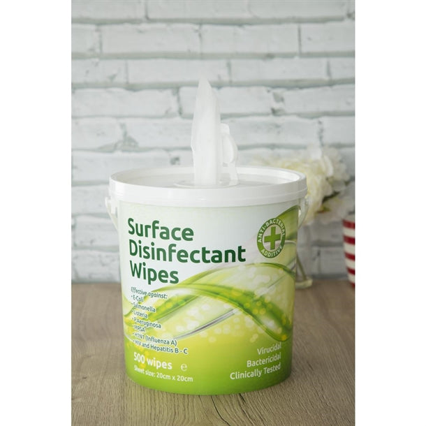 EcoTech Disinfectant Surface Wipes Bucket p_de324
