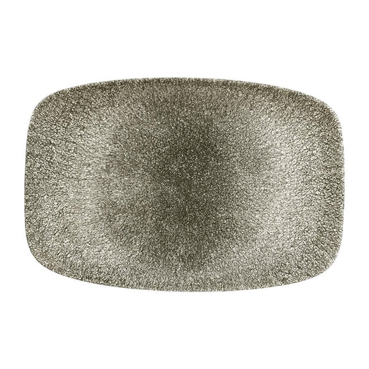 Churchill Studio Prints Raku Rectangular Plates Quartz Black 300mm (6 Pack) de574