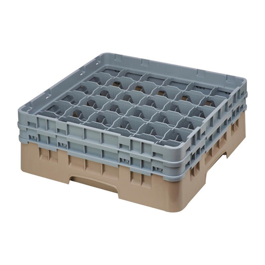Cambro Camrack Beige 36 Compartments Max Glass Height 133mm de794