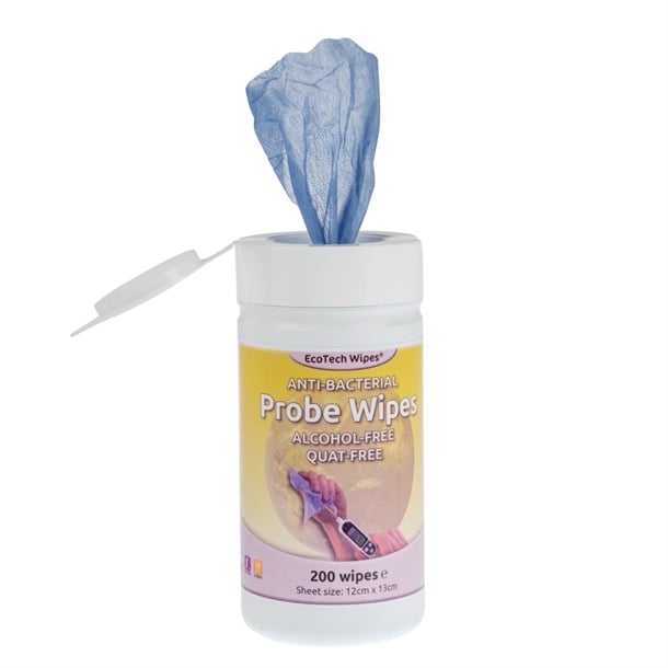 Alcohol-Free Quat-Free Food Probe Wipes (200 Pack) de853