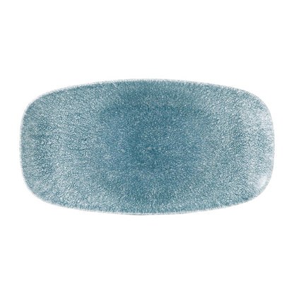 Churchill Studio Prints Raku Oblong Plates Topaz Blue 298mm (12 Pack) de881
