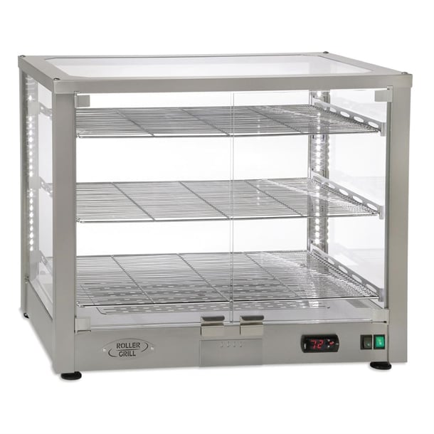 Roller Grill Heated 3 Shelf Display Cabinet WD780 DI df412