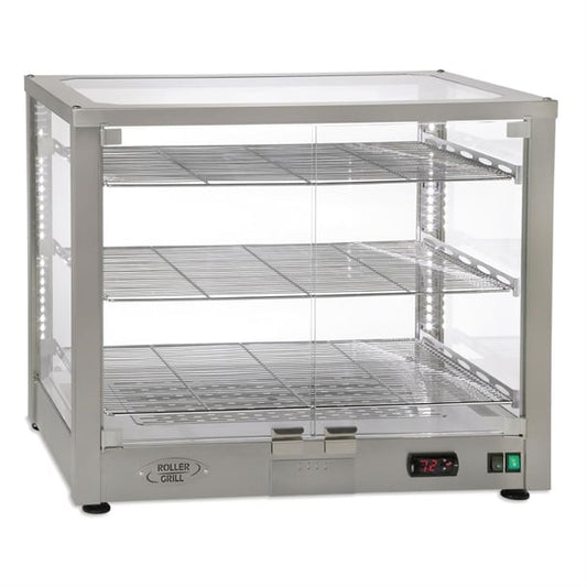 Roller Grill Heated 3 Shelf Display Cabinet WD780 DI df412