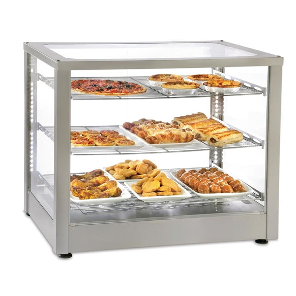 Roller Grill Heated 3 Shelf Display Cabinet WD780 DI df412