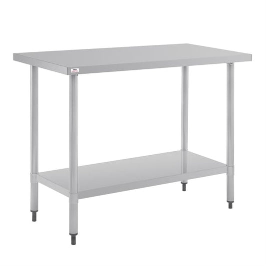 Nisbets Essentials Self Assembly Stainless Steel Table 1200 x 600mm df677