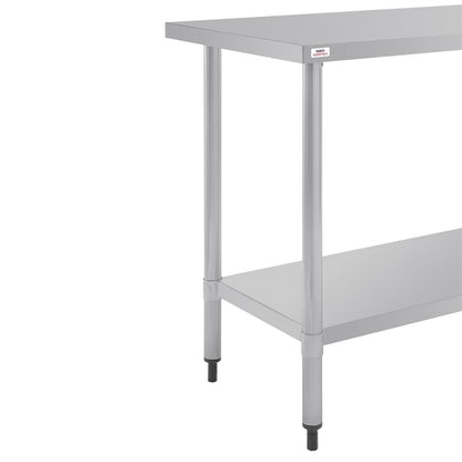 Nisbets Essentials Self Assembly Stainless Steel Table 1200 x 600mm df677