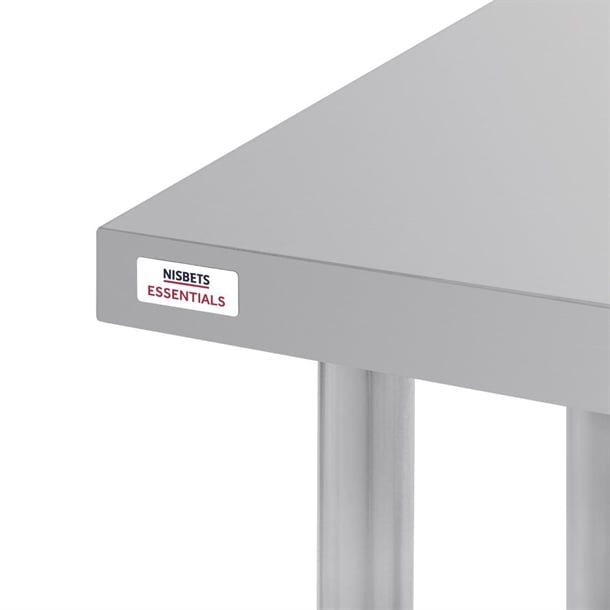 Nisbets Essentials Self Assembly Stainless Steel Table 1200 x 600mm df677
