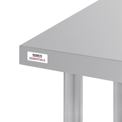 Nisbets Essentials Self Assembly Stainless Steel Table 1200 x 600mm df677