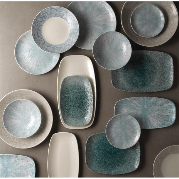 Churchill Raku Oblong Chef Plates Jade Green 199 x 300mm (6 Pack) df916