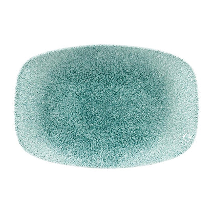Churchill Raku Oblong Chef Plates Jade Green 157 x 237mm (12 Pack) df914