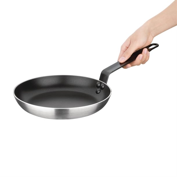 Nisbets Essentials Aluminium Non-Stick Teflon Frying Pan 24cm hx968