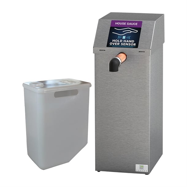 Server Single Countertop Direct Pour Touchless Express Sauce Dispenser dj468